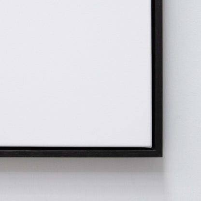 Premium Frame - Black - White Canvas