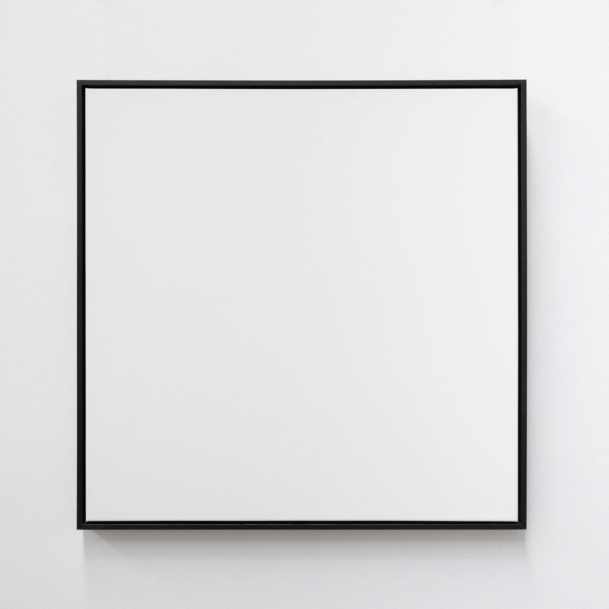 Premium Frame - Black - White Canvas