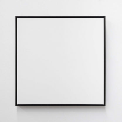 Premium Frame - Black - White Canvas