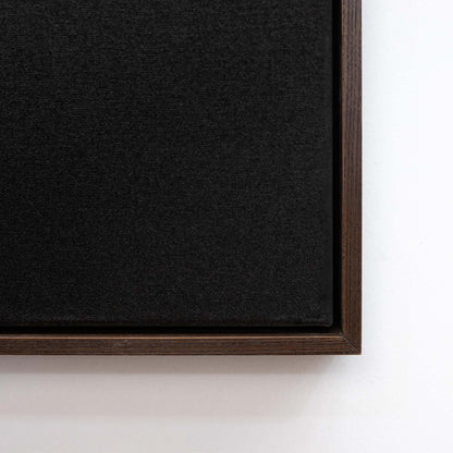 Premium Frame - Walnut - Black Canvas