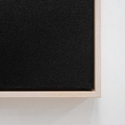 Premium Frame - Whitewash - Black Canvas