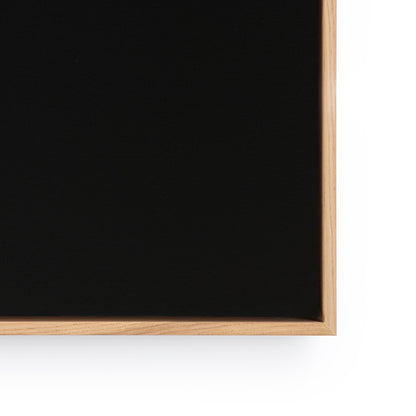 Premium Frame - Oak - Black Canvas