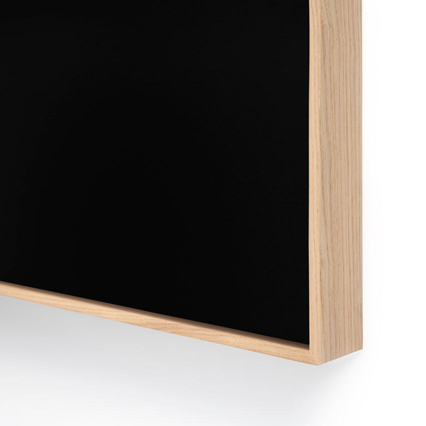 Premium Frame - Oak - Black Canvas