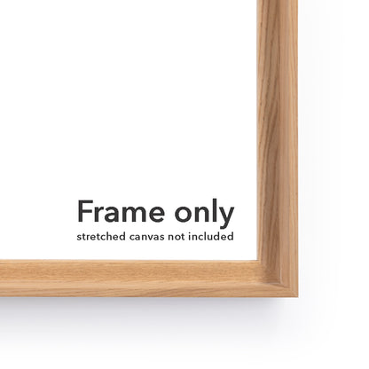 Premium Frame - Oak - Empty Frame