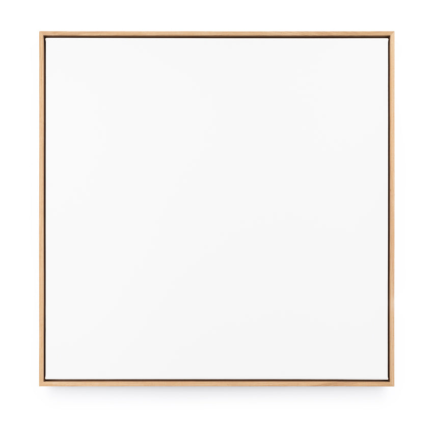 Premium Frame - Oak - White Canvas