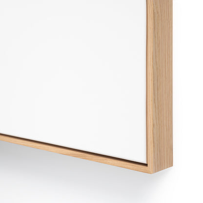 Premium Frame - Oak - White Canvas